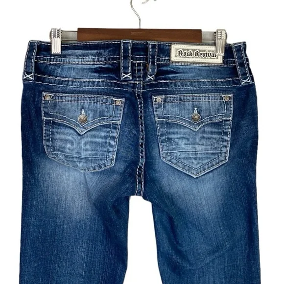 Rock Revival Melora Boot Bootcut Jeans Size 29 - Picture 4 of 7